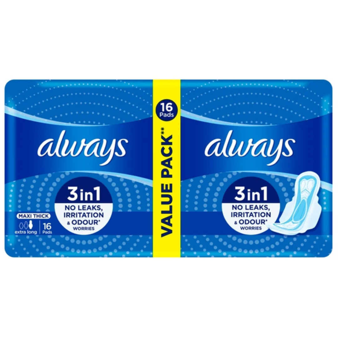 ALWAYS MAXI THICK EXTRA LONG 16X7 T3
